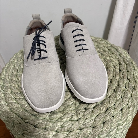 NEW Wolf & Shepherd Crossover Grey Suede  Longwing Lace Up Oxford main image 6